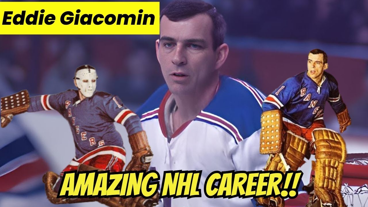 Eddie Giacomin's AMAZING NHL Hall of Fame Career Highlights!