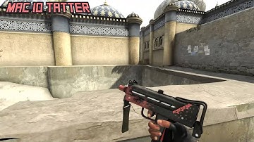 MAC10 TATTER SKIN SHOWCASE CSGO GAMEPLAY