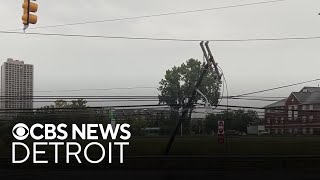 Storm damage, power outages reported in SE Michigan after severe weather