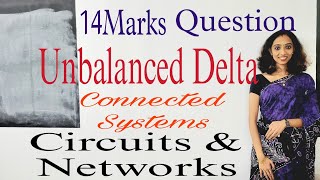 3 Phase Unbalanced Delta Connected Problems for Line Current&Power-Module4-KTU Circuits & Networks