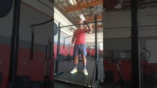 Pez split jerk at 185*3 set 3