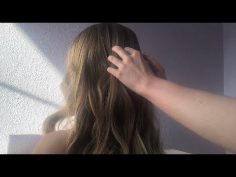 ASMR ~ Hair play and Hair brushing (no talking)
