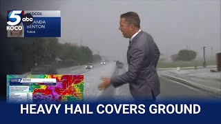 Severe storms pummel Yukon with large hail
