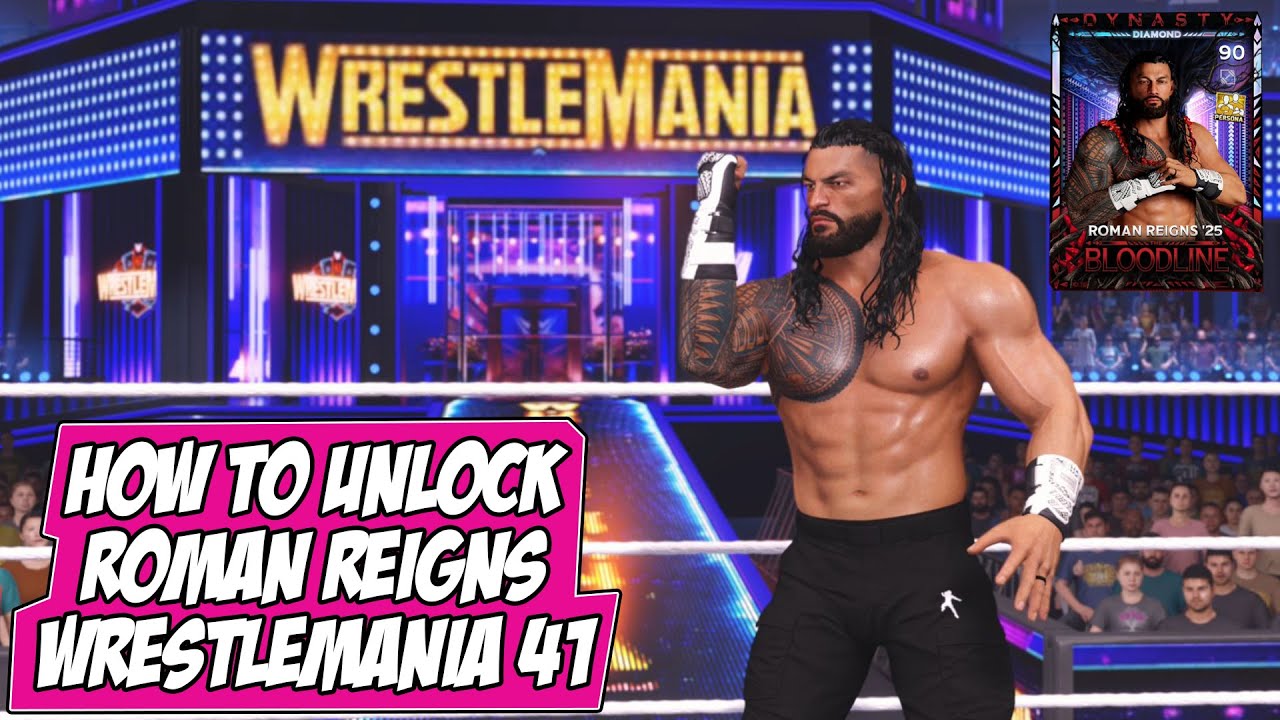 Roman Looking R Roman Reigns Attire Wrestlemania 41