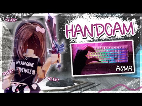 Playing Mm2 With Handcam 🩷🔪