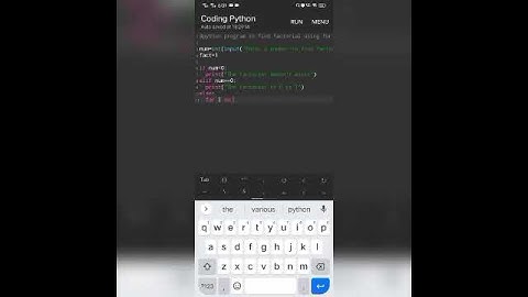 #shorts #python program to find factorial using for loop