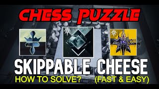 DESTINY 2: FAST & EASY CHESS PUZZLE CHEESE SOLUTION GUIDE FOR TAKEN SHADER, EXOTIC SHIP & EMBLEM! DESTINY 2: FAST & EASY CHESS PUZZLE CHEESE SOLUTION GUIDE FOR TAKEN SHADER, EXOTIC SHIP & EMBLEM!