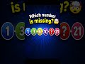 Only 1% Can Solve This 😱 | Which Number is Missing? 🧠 #shortsfeed #ytshorts #braingame #kidslearning