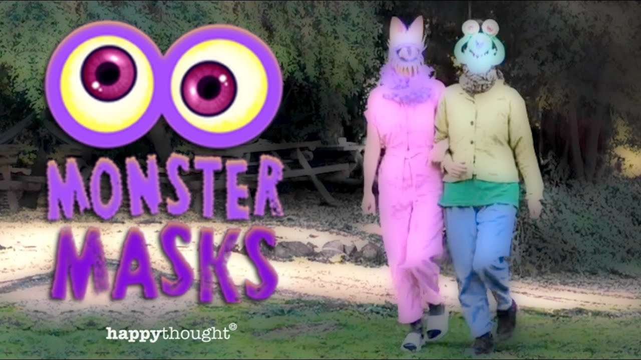 Monster Mask Creating DIY Monster Mask Templates: Print and Create Your Own paper Monster ...