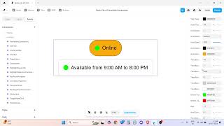 Availability Status Component by FramerBolt