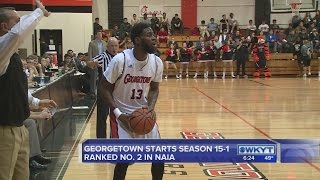 Georgetown College starts season 15-1, ranked #2 in NAIA
