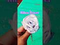 How to make ribon flower 😍 #shorts #ytshorts #artbypayel #ribon #diy