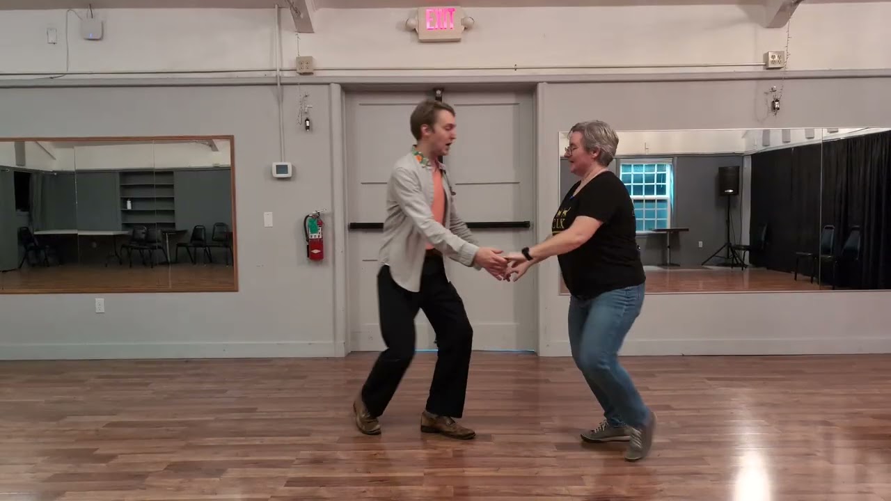 Продолжение занятий линди-хопом, январь 2026 г., неделя 1.