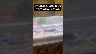 Ty Gibbs &amp; Josh Berry Atlanta Crash #nascar #crash #atlanta