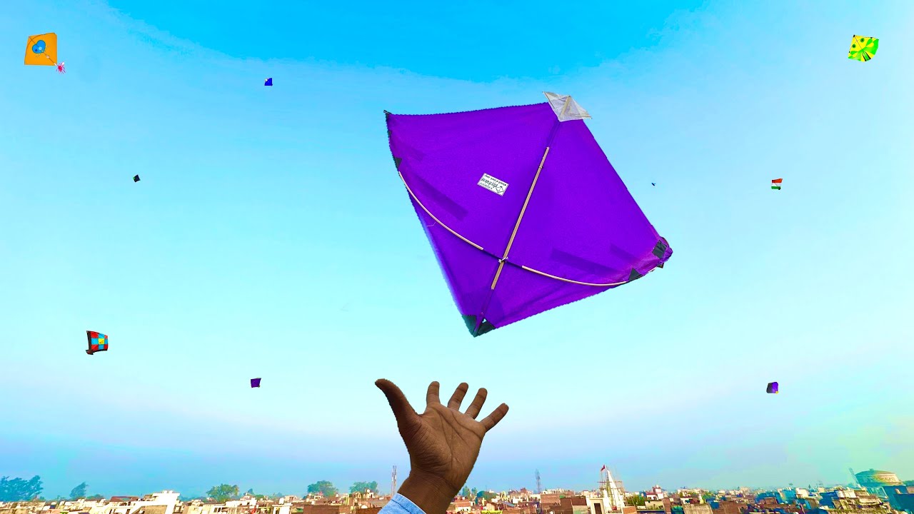 Kite catching on roof & kite looting | kite 