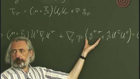 General theory of relativity - Volker Perlick - Lecture 17