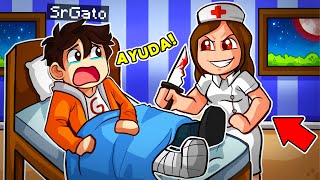 ¡ESCAPA DE LA DOCTORA MALVADA! 👩‍⚕️ 🔪 🚑 😱 | SRGATO MINECRAFT TROLL