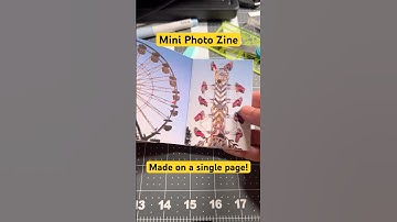 Making a Photo Zine with a Single Sheet #zines