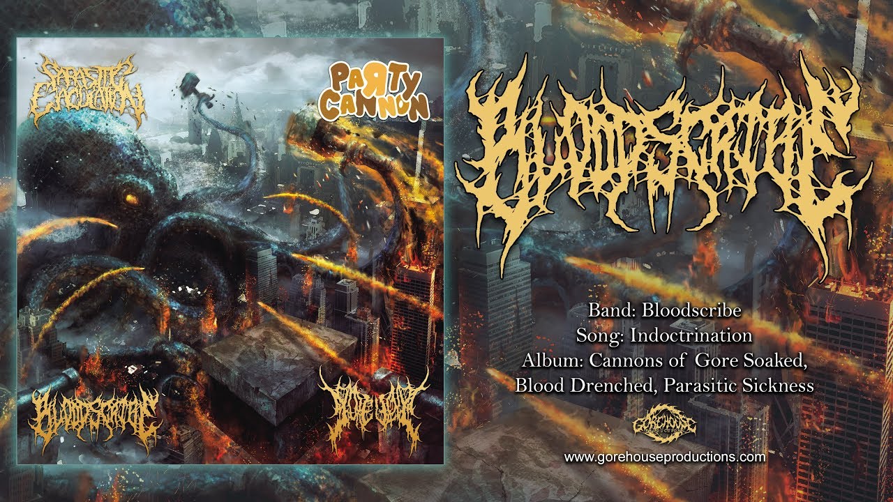 Bloodscribe - Indoctrination (Official Track) bekijken op YouTube Bloodscribe - Indoctrination (Official Track) bekijken op YouTube