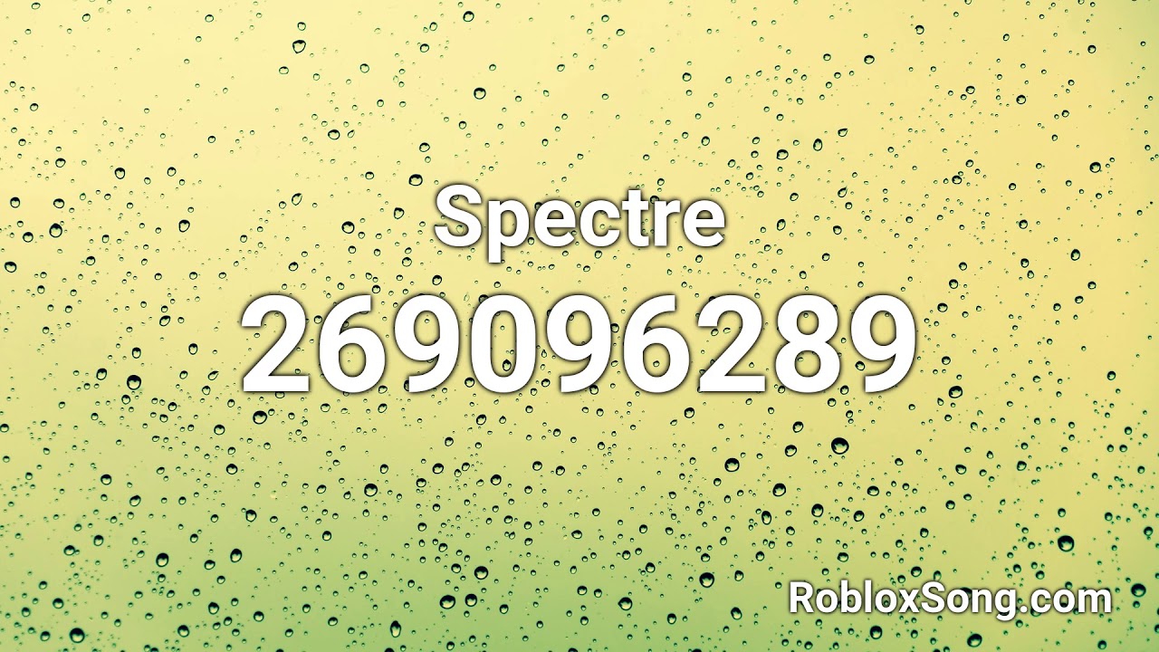 Spectre Roblox Id Roblox Music Code Youtube - spectre song id roblox