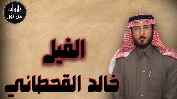 خالد القحطاني - سورة الفيل (مُرتّل) - khaled al qahtani