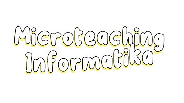 Micro teaching untuk Tugas Bimtek Informatika 2024 – Berpikir Komputasional