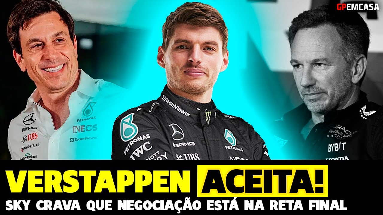 🚨Bomba Do Dia: Verstappen Aceita Proposta Da Mercedes, Crava Sky Sports | Fórmula 1 |Gpemcasa