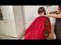 Just a trim? No, this girl wants to have short hair! A long to short makeover haircut...