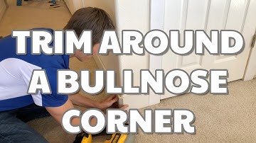 How to Install Baseboard Around a Bullnose Corner