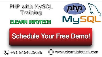 PHP with MySQL Course with Placement in Hyderabad | Elearn InfoTech