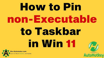 How to Pin a file to Taskbar in Windows 11