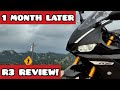 2019 YAMAHA YZF-R3 1 MONTH REVIEW | FIRST IMPRESSION | TOP SPEED | ACCELERATION | EXHAUST | BEGINNER