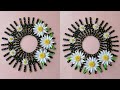 Kağıttan Harika Bir Kapı Süsü Yapımı / Paper Door Wreath Ideas - Diy Wall Hanging