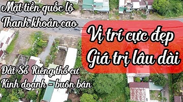 Mặt tiền quốc lộ 1A " CƠ ĐỊA XẤU " bán giá cực rẻ, thuận tiện kinh doanh buôn bán, đầu tư dài hạn