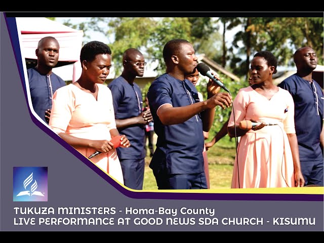 TUKUZA MINISTERS   NIKODEMO PERFORMING AT GOOD NEWS SDA CHURCH KISUMU SHOT BY 0706730467 class=