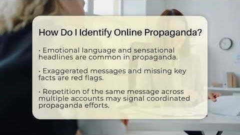How Do I Identify Online Propaganda? - Everyday-Networking