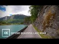 Road Trip by Lake, Mountains in Norway, Lovatnet, Loen (4K/60fps)