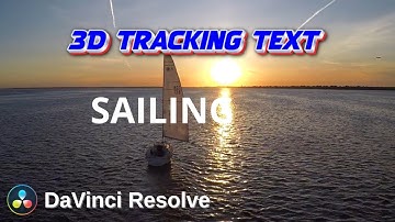 How to Add 3D Tracking Text in DaVinci Resolve - Fusion Tutorial 2025