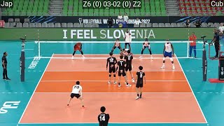 Volleyball Japan vs Cuba Amazing World Championship Full Match