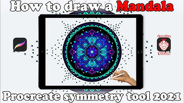 Draw a Mandala Using Procreate Symmetry Tool 2023 | Step-by-Step Tutorial