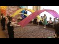 Танец с полотнами детский сад "Ласточка"