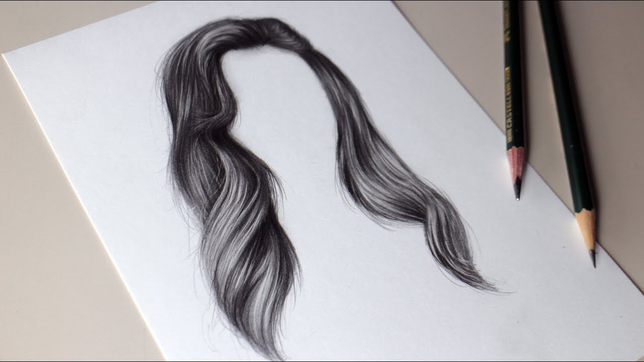 Como Desenhar cabelo feminino 