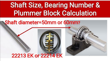 Bearing block and shaft calculation | Relation between block bearing and sleeve