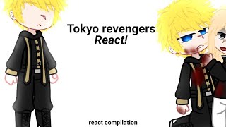 ! react compilation! Tokyo revengers react to Takemichi and ..../TokRev/Takemikey/mitake au/Angst AU