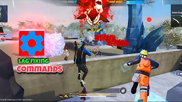 ✅Top 5 Lag Fix setedit commands for 97% headshots|  Increase fps in Free Fire