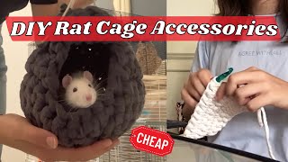 DIY Dollar Store Rat Cage ACCESSORIES