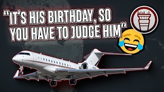 ATC ROASTS PILOT On His Birthday [ATC audio]