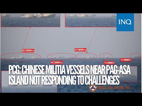 PCG: Chinese militia vessels near Pag-asa island not responding to challenges
