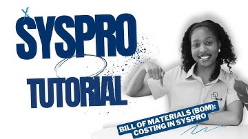 COSTING IN SYSPRO|Complete Guide to What-if, Employee & Actual Costing