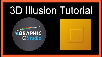 3D illusion Tutorial in Corel Draw X7 Shorts || Graphic Studio
